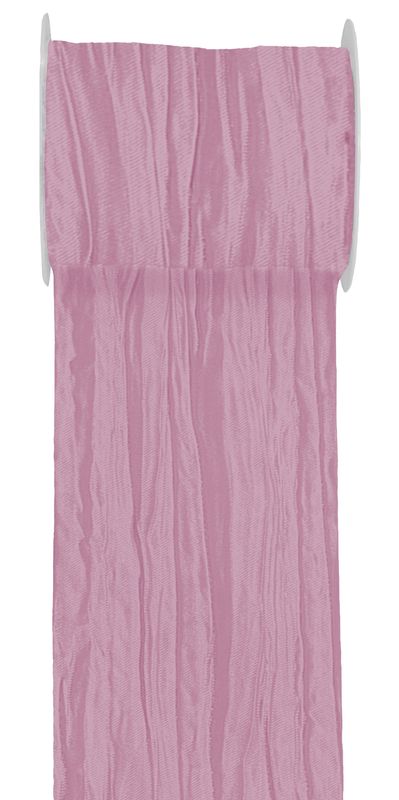 15m Fripe Taft 100mm Tischläufer Rosa Mauve Pflaume Altrosa Tischdeko Hochzeit Taufe Kommunion Konfirmation