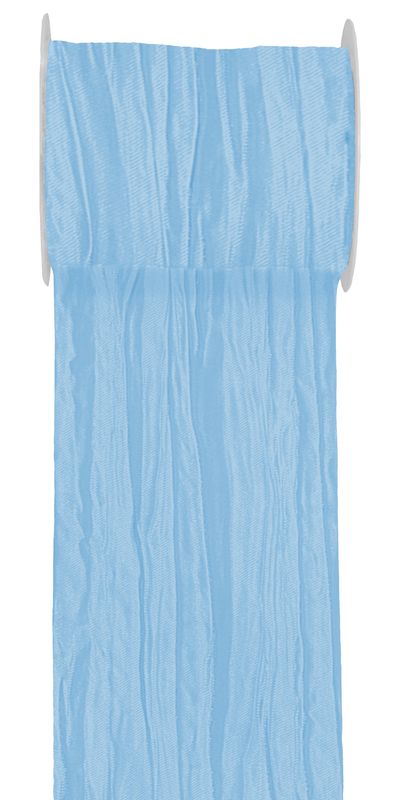 15m Fripe Taft 100mm Tischläufer Hellblau Blau Petrol Flieder Tischdeko Kommunion Konfirmation