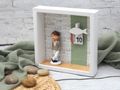 Geschenkverpackung Kommunion Konfirmation Junge Salbei Grün Liebe Glaube Hoffnung Geldgeschenk 3
