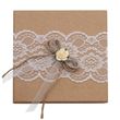 Geldgeschenk Verpackung – Geschenkbox Boho Stil mit Rose & Spitze für Hochzeiten Geburtstage Jubiläen 3