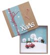 Geldgeschenk Verpackung Weihnachten Auto XMAS Natur Geschenk Gutschein 1