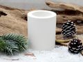 Der weiße Kerzenhalter - Teelichthalter als Tischdeko zur Geburtstag Weihnachten Hochzeit  4