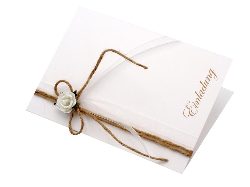 Einladungskarte Hochzeit Vintage