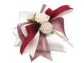 Ringkissen Creme Bordeaux Rosen Kissen Ringe Hochzeit Traukissen Trauzeremonie 1