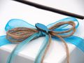 Briefbox Blau Kommunion Konfirmation Kartenbox Geldgeschenk ISAAK 2