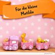 Geldgeschenk Verpackung personalisiert MIT NAMEN - Baby Mädchen 4