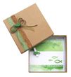 Geschenkidee zur Kommunion oder Konfirmation in frischem Grün in Kombination mit modernem Kraftkarton 1