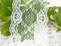 Spitzenband Spitze Tischläufer Vintage Zierband Bordüre Spitzenbordüre Weiß für Hochzeit  2