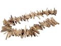 Windspiel Girlande Wandschmuck Treibholz Holz Garten Bad Tischdeko Deko Maritim 1