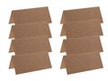 20 Namenskarten Tischkarten Platzkarten Kraftpapier Vintage Hochzeit Kommunion Konfirmation 1