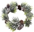 Türkranz Kranz Grün Advent Weihnachten Deko Tischdeko Zapfen Ø 20cm 1