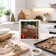 Geldgeschenk Verpackung Gutschein Box Weihnachten Geschenk Lebkuchenmann 4