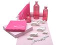 Tischdeko Kommunion Konfirmation Pink Rosa Weiß Fisch Deko SET 20 Personen 1