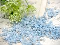 500g Streudeko Granulat Blau Hellblau Tischdeko Kommunion Konfirmation Taufe 5