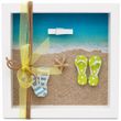 Geldgeschenk Verpackung Reise Urlaub Badesandalen Zehentrenner Strand Meer Strandurlaub Geburtstag 1