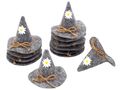 10x Filzhut Oktoberfest Grau Hut Bayrisch Tischdeko Party Streudeko 1
