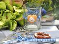 2x Teelichtglas Oktoberfest Bayrisch Blau Tischdeko Deko Party Partydeko 2