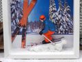 Geldgeschenk Verpackung zur Skireise zum Ski-Anfängerkurs für den Skiurlaub oder Winterurlaub in den Bergen  3