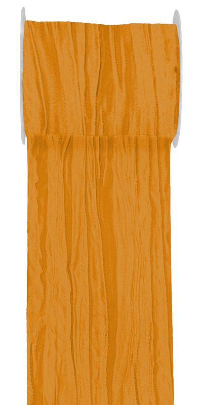 15m Fripe Taft 100mm Tischläufer Gold Braun Orange Tischdeko Festliche Anlässe