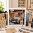 Geldgeschenk Verpackung Autowerkstatt  Mann Auto Oldtimer Personalisiert MIT NAMEN  2