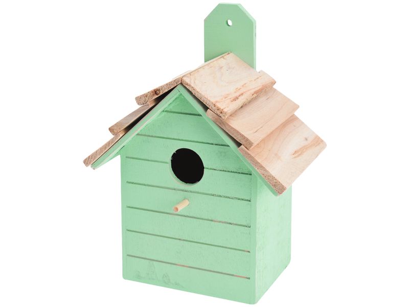 Vogelhaus Holz Mint Deko Garten Terrasse Nistkasten Vogelhäuschen
