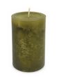 4 Stumpenkerzen Kerzen Grün Olive Tischdeko Deko Adventskranz Weihnachten Hochzeit Kommunion Konfirmation 2