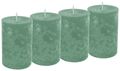 4 Stumpenkerzen Kerzen Grün Mint Salbei Tischdeko Hochzeit Kommunion Konfirmation Adventskranz  1