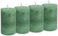 4 Stumpenkerzen Kerzen Grün Mint Salbei Tischdeko Hochzeit Kommunion Konfirmation Adventskranz  1