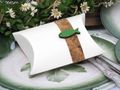 Gastgeschenk Schachtel Kork Fisch Holz Grün Basteln Kartonage Tischdeko Kommunion Konfirmation  3