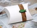 Gastgeschenk Schachtel Kork Fisch Holz Grün Basteln Kartonage Tischdeko Kommunion Konfirmation  4