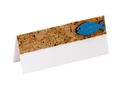 10 Tischkarten Namenskarten Kork Fisch Holz Blau Tischdeko Kommunion Konfirmation 2