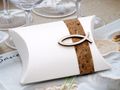 2 Gastgeschenke Schachtel Kork Fisch Holz Creme Basteln Kartonage Tischdeko Kommunion Konfirmation  2