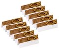 10 Tischkarten Namenskarten Kork Fisch Holz Gold Tischdeko Kommunion Konfirmation 1