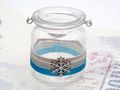 Windlicht Glas Weihnachten Deko Tischdeko Advent Winter Geschenk 6