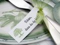 25 Kärtchen Anhänger Gastgeschenke Kommunion Konfirmation Mandeln Basteln Baum des Lebens und Schön, dass du da bist  3