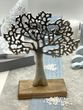 Baum des Lebens auf Holzsockel als symbolische Tischdeko für Kommunion und Konfirmation 2