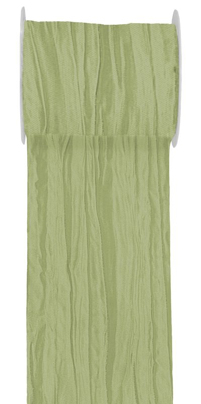 15m Fripe Taft 100mm Tischläufer Pastell Türkis Altrosa Grün Blau Tischdeko Hochzeit Taufe Kommunion Konfirmation