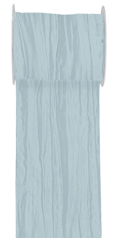 15m Fripe Taft 100mm Tischläufer Pastell Türkis Altrosa Grün Blau Tischdeko Hochzeit Taufe Kommunion Konfirmation