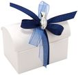 Gastgeschenk Blau mit Fisch zur Kommunion Konfirmation Taufe Tischdeko Deko 1