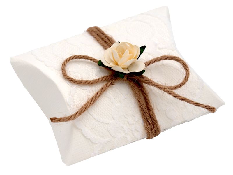 Gastgeschenk Schachtel Hochzeit Rose Natur Vintage Creme Weiß Aprikot Rot Pflaume Tischdeko