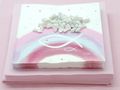 Tischdeko Kommunion Konfirmation Taufe Pink Rosa Weiß Fisch Regenbogen Servietten 3