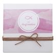 Geldgeschenk Verpackung Konfirmation MIT NAMEN Fisch Mauve Rosa Geschenk Gutschein  4