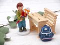 Schulanfang Tortendeko Einschulung Mädchen Junge Schulkind Deko Figur Basteln 3