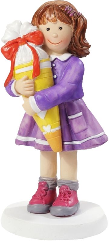 Schulanfang Tortendeko Einschulung Mädchen Junge Schulkind Deko Figur Basteln
