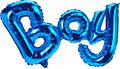 Folienballon Ballon Partydeko Schriftzug BOY Blau Baby Party Geburt Deko Luftballon Raumdeko 1