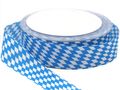 Raute Karoband Oktoberfest Schleifenband Tischdeko Blau-Weiss Bayrisch Basteln 25m 25mm  1