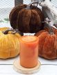 Kerzen in Orange für den Weihnachtskranz, Adventskranz oder Adventsgesteck 4