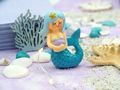 Kleine Meerjungfrau-Figuren für Mädchen Prinzessin Geburtstagstorte Deko Cupcake Basteln 2