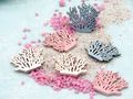 Tischdeko Streudeko Maritim MIX Granulat Sand Koralle Pink Deko Party 1kg 2