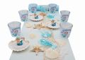 Tischdeko Kindergeburtstag Meerjungfrau Blau Mädchen Geburtstag Party Unterwasserwelt SET 1